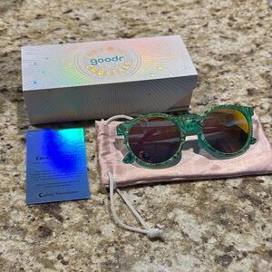 Goodr Circle G Cosmic Crystals Sunglasses (Jaded Little Pill)